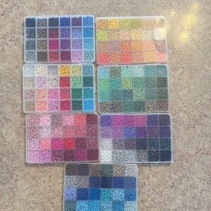 Colorful Bead Organizer Set
